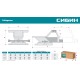 СИБИН 100 мм, Стальные слесарные тиски (3244-100)