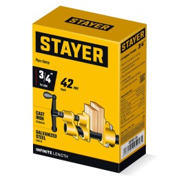 Трубная струбцина STAYER 3/4″