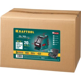 KRAFTOOL CL-70 #4, лазерный нивелир (34660-4) KRAFTOOL CL-70 #4, лазерный нивелир (34660-4)
