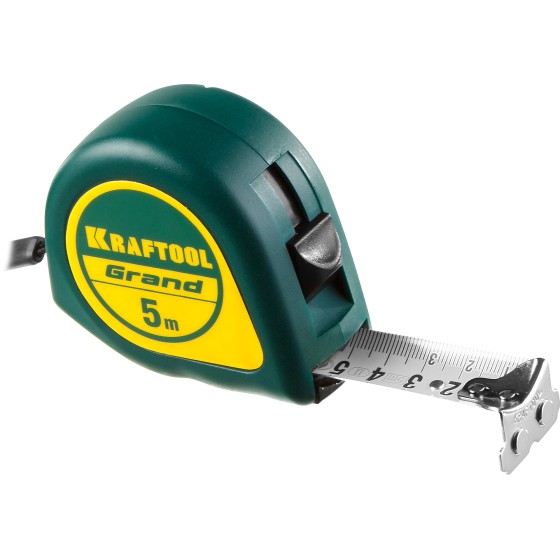 KRAFTOOL Grand, 5 м х 25 мм, рулетка (34022-05-25) KRAFTOOL Grand, 5 м х 25 мм, рулетка (34022-05-25)