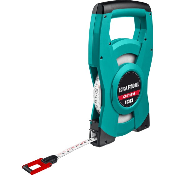 KRAFTOOL EXTREM, 100 м, геодезическая стальная мерная лента KRAFTOOL EXTREM, 100 м, геодезическая стальная мерная лента