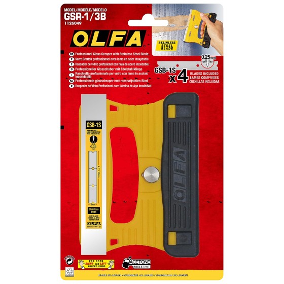 OLFA 120 мм, скребок (OL-GSR-1/3B) OLFA 120 мм, скребок (OL-GSR-1/3B)