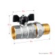 ЗУБР d 3/4″, ручка ″бабочка″, ″мама-папа″, полнопроходной шаровой кран с накидной гайкой (51321-3/4) ЗУБР d 3/4″, ручка ″бабочка″, ″мама-папа″, полнопроходной шаровой кран с накидной гайкой (51321-3/4)