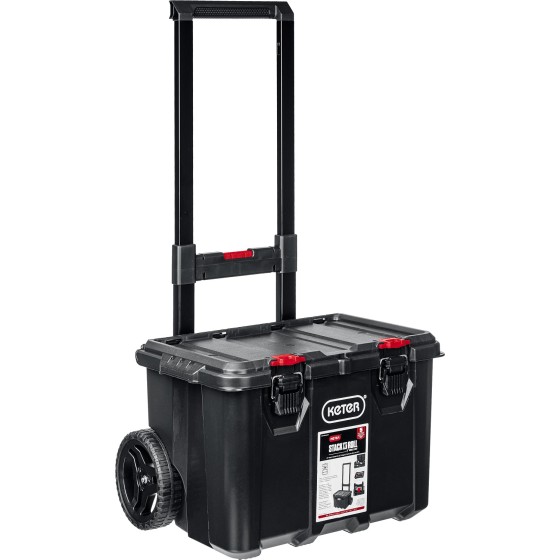 KETER STACKNROLL, 525 х 411 х 560 мм, (21″), пластиковый ящик-тележка на колесах (38397) KETER STACKNROLL, 525 х 411 х 560 мм, (21″), пластиковый ящик-тележка на колесах (38397)