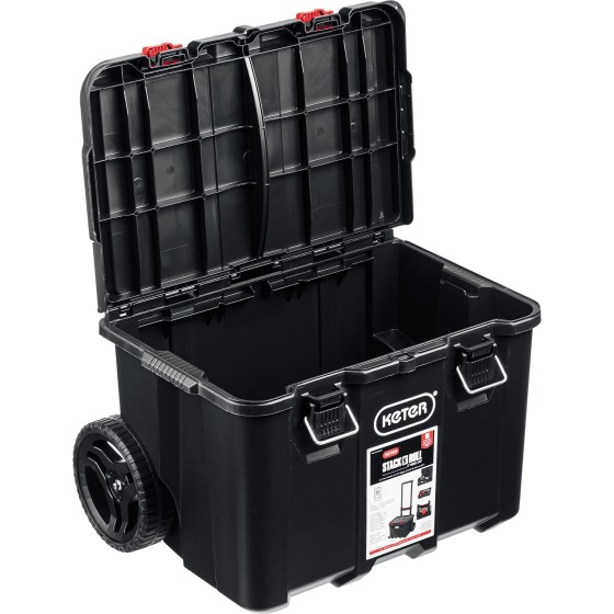 KETER STACKNROLL, 525 х 411 х 560 мм, (21″), пластиковый ящик-тележка на колесах (38397) KETER STACKNROLL, 525 х 411 х 560 мм, (21″), пластиковый ящик-тележка на колесах (38397)