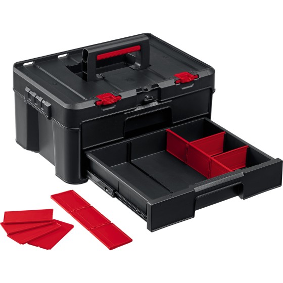 KETER STACKNROLL, 481 х 332 х 233 мм, (19″), пластиковый ящик с выдвижными полками (38407) KETER STACKNROLL, 481 х 332 х 233 мм, (19″), пластиковый ящик с выдвижными полками (38407)
