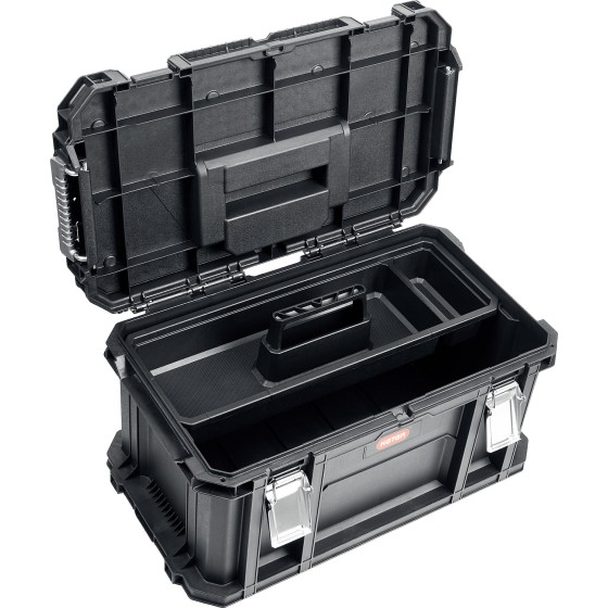 KETER SMART ROLLING, 564 х 373 х 700 мм, (22″), набор пластиковый ящик-тележка + ящик для инструментов + ящик органайзер (38390-22) KETER SMART ROLLING, 564 х 373 х 700 мм, (22″), набор пластиковый ящик-тележка + ящик для инструментов + ящик органайзер (38390-22)