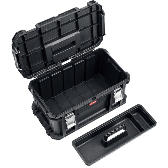 KETER SMART ROLLING, 564 х 373 х 700 мм, (22″), набор пластиковый ящик-тележка + ящик для инструментов + ящик органайзер (38390-22) KETER SMART ROLLING, 564 х 373 х 700 мм, (22″), набор пластиковый ящик-тележка + ящик для инструментов + ящик органайзер (38390-22)
