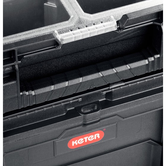 KETER SMART ROLLING, 564 х 373 х 700 мм, (22″), набор пластиковый ящик-тележка + ящик для инструментов + ящик органайзер (38390-22) KETER SMART ROLLING, 564 х 373 х 700 мм, (22″), набор пластиковый ящик-тележка + ящик для инструментов + ящик органайзер (38390-22)