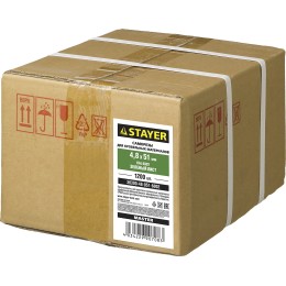 STAYER СКД, 51 х 4.8 мм, зелёный лист, 1200 шт, кровельный саморез (30300-48-051-6002) STAYER СКД, 51 х 4.8 мм, зелёный лист, 1200 шт, кровельный саморез (30300-48-051-6002)