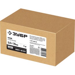 ЗУБР ГОСТ 4028-63, 70 x 3 мм, 1 кг, строительные гвозди (305011-30-070) ЗУБР ГОСТ 4028-63, 70 x 3 мм, 1 кг, строительные гвозди (305011-30-070)