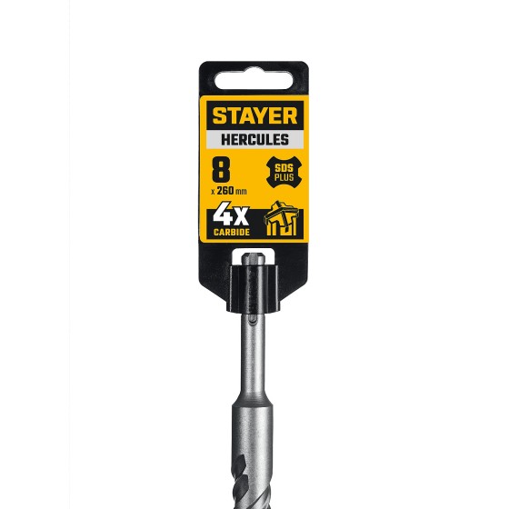 STAYER HERCULES-4Х 8x260 мм, SDS-plus бур (29290-260-08)