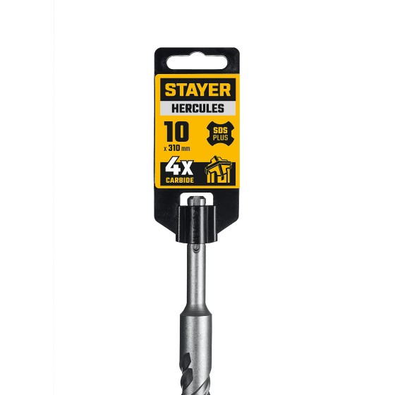 STAYER HERCULES-4Х 10x310 мм, SDS-plus бур (29290-310-10) STAYER HERCULES-4Х 10x310 мм, SDS-plus бур (29290-310-10)