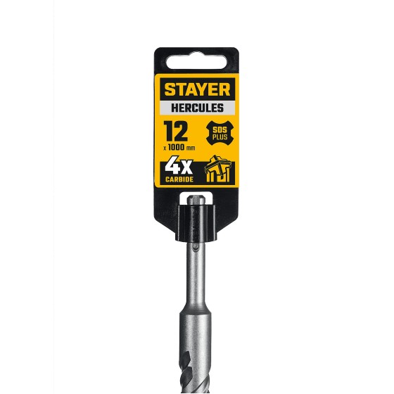 STAYER HERCULES-4Х 12x1000 мм, SDS-plus бур (29290-1000-12)