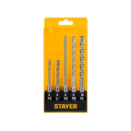 STAYER HERCULES-4Х 5шт набор буров SDS-plus (29290-H5)