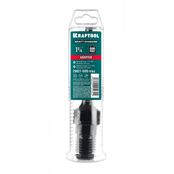 KRAFTOOL SDS-max - 1 1/4″, Адаптер для алмазных коронок (29827-SDS-max) KRAFTOOL SDS-max - 1 1/4″, Адаптер для алмазных коронок (29827-SDS-max)