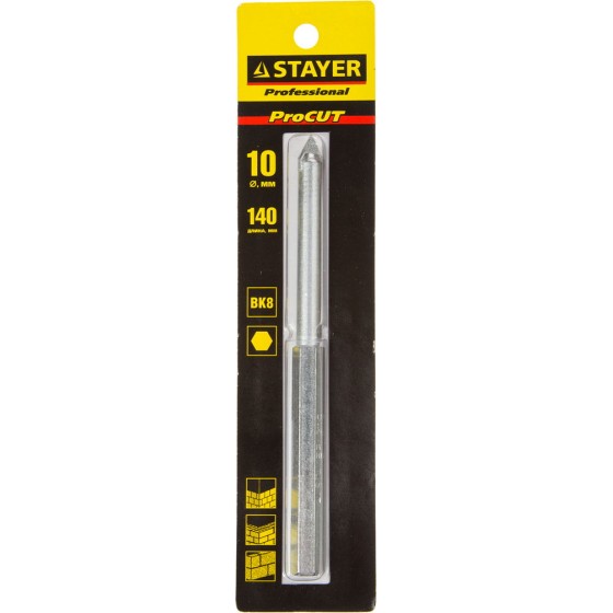 STAYER центрирующее сверло для кольцевых коронок, Professional (33347) STAYER центрирующее сверло для кольцевых коронок, Professional (33347)