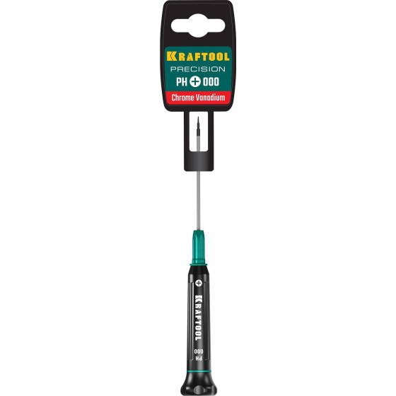 KRAFTOOL Precision PH000, отвертка для точных работ (25682-000) KRAFTOOL Precision PH000, отвертка для точных работ (25682-000)