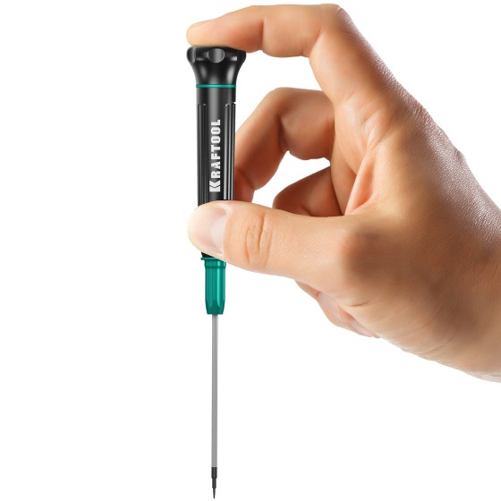 KRAFTOOL Precision PH000, отвертка для точных работ (25682-000) KRAFTOOL Precision PH000, отвертка для точных работ (25682-000)