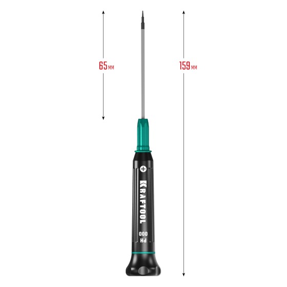 KRAFTOOL Precision PH000, отвертка для точных работ (25682-000) KRAFTOOL Precision PH000, отвертка для точных работ (25682-000)