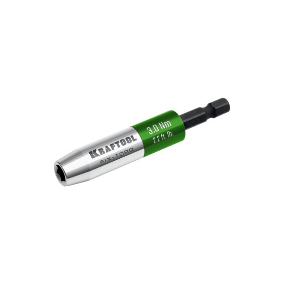 KRAFTOOL FIX-TORQ 3.0 Нм динамометрический адаптер для бит (64035-3.0) KRAFTOOL FIX-TORQ 3.0 Нм динамометрический адаптер для бит (64035-3.0)