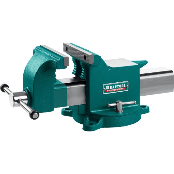 KRAFTOOL STEEL, 150 мм, стальные слесарные тиски (32701-150) KRAFTOOL STEEL, 150 мм, стальные слесарные тиски (32701-150)
