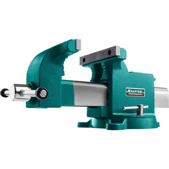 KRAFTOOL STEEL, 150 мм, стальные слесарные тиски (32701-150) KRAFTOOL STEEL, 150 мм, стальные слесарные тиски (32701-150)