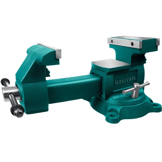 KRAFTOOL Reversible 200 мм, расход 368 мм, Слесарные тиски (32705-200) KRAFTOOL Reversible 200 мм, расход 368 мм, Слесарные тиски (32705-200)