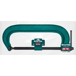 KRAFTOOL Extrem-300, 300 х 100 мм, струбцина G-образная (32229-300-100) KRAFTOOL Extrem-300, 300 х 100 мм, струбцина G-образная (32229-300-100)