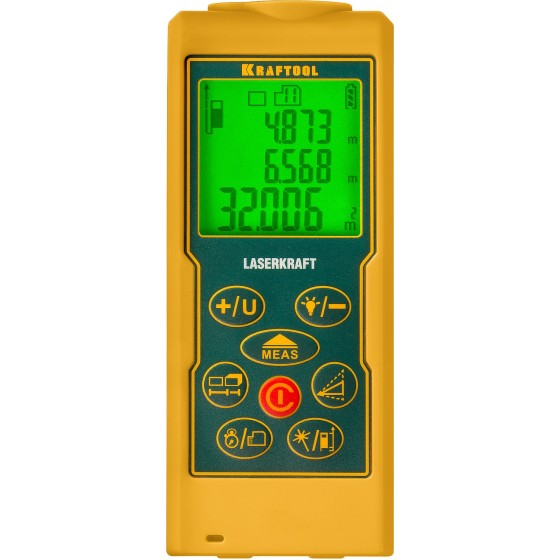 KRAFTOOL Laser-Kraft, 5 см - 70 м, лазерный дальномер (34760)