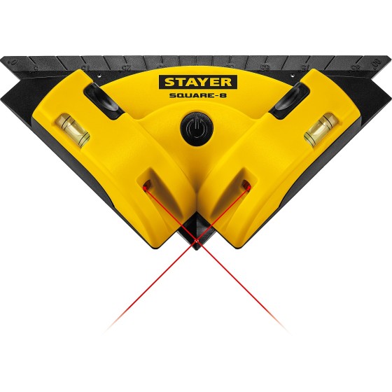 STAYER 8 м, лазерный угольник для кафеля, Professional (34928) STAYER 8 м, лазерный угольник для кафеля, Professional (34928)