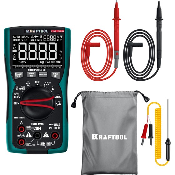 KRAFTOOL KM-700 цифровой мультиметр (59852) KRAFTOOL KM-700 цифровой мультиметр (59852)