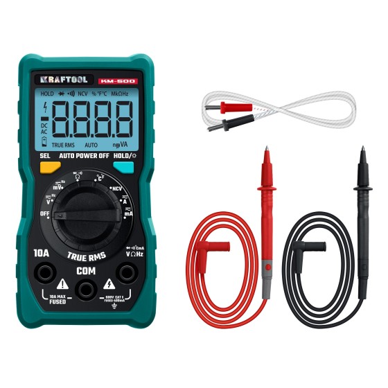 KRAFTOOL KM-500 цифровой мультиметр (59856) KRAFTOOL KM-500 цифровой мультиметр (59856)