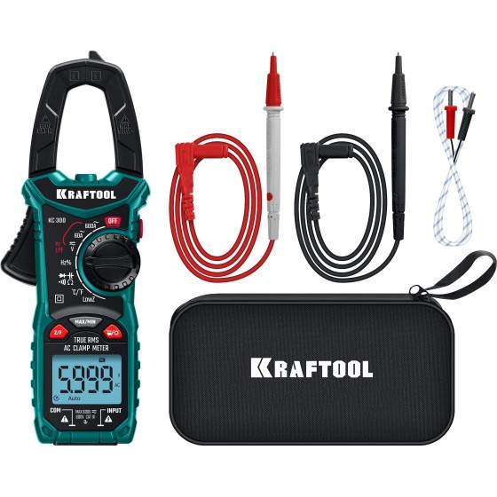 KRAFTOOL KC-300 Цифровые токовые клещи (59832) KRAFTOOL KC-300 Цифровые токовые клещи (59832)