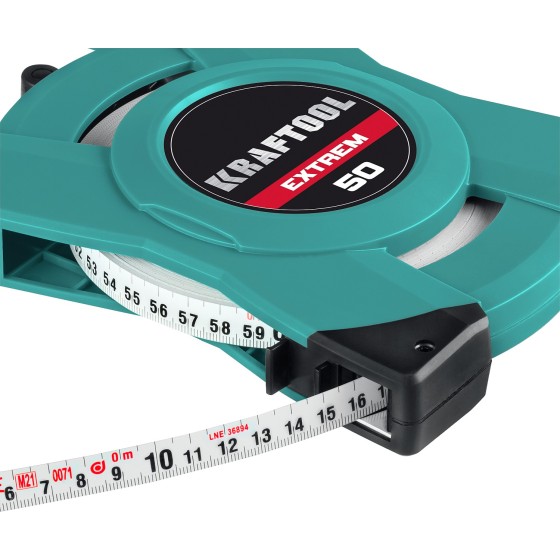 KRAFTOOL 50 м, геодезическая стальная мерная лента (34185-50) KRAFTOOL 50 м, геодезическая стальная мерная лента (34185-50)