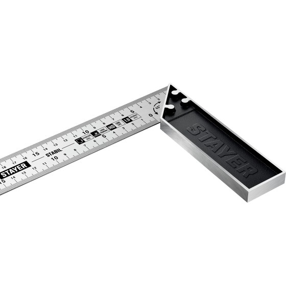 STAYER 250 мм, столярный угольник, Professional (3431-25) STAYER 250 мм, столярный угольник, Professional (3431-25)