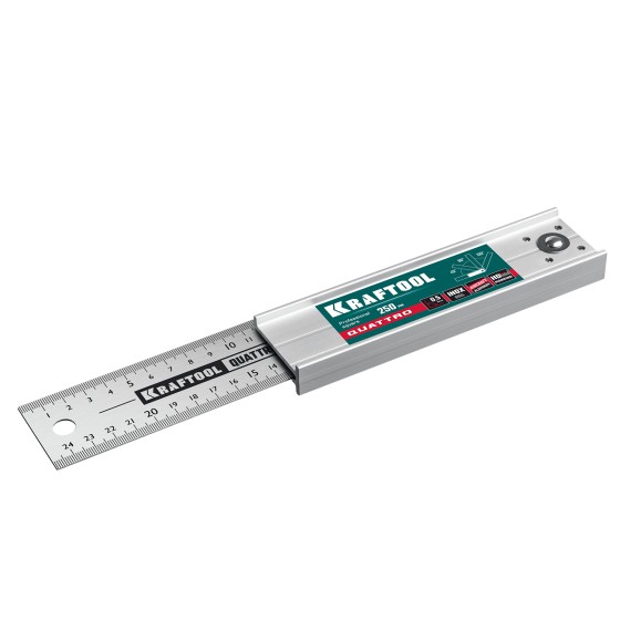 KRAFTOOL QUATTRO, 250 мм, 4 положения, складной столярный угольник (3444) KRAFTOOL QUATTRO, 250 мм, 4 положения, складной столярный угольник (3444)