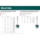 KRAFTOOL Multi (Al5052), 4.8 x 10 мм, 500 шт, многозажимные алюминиевые заклепки (311702-48-10)