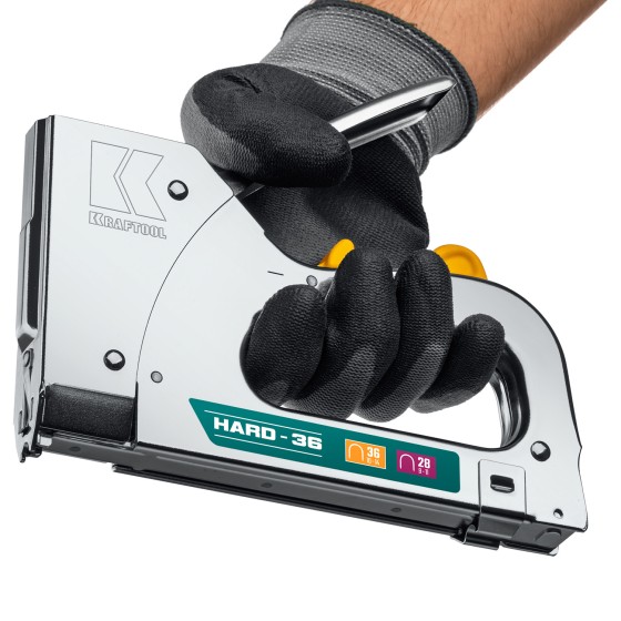 KRAFTOOL EXTREM 36, тип 36 (L) калибр 20GA (10 - 14 мм)/28, кабельный рессорный степлер (3186) KRAFTOOL EXTREM 36, тип 36 (L) калибр 20GA (10 - 14 мм)/28, кабельный рессорный степлер (3186)