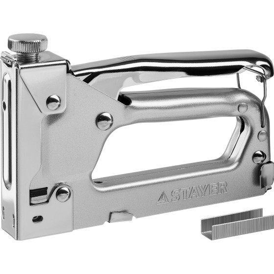 STAYER Pro-53, тип 53 (A/10/JT21) 23GA (4 - 14 мм), усиленный степлер для скоб, Professional (3150) STAYER Pro-53, тип 53 (A/10/JT21) 23GA (4 - 14 мм), усиленный степлер для скоб, Professional (3150)