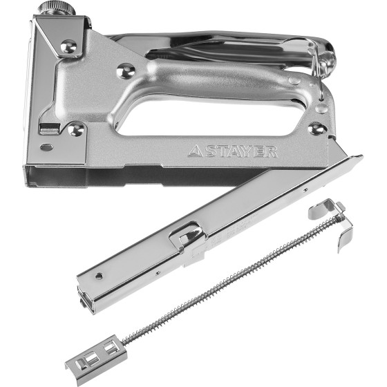 STAYER Pro-53, тип 53 (A/10/JT21) 23GA (4 - 14 мм), усиленный степлер для скоб, Professional (3150) STAYER Pro-53, тип 53 (A/10/JT21) 23GA (4 - 14 мм), усиленный степлер для скоб, Professional (3150)