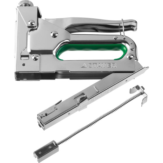 STAYER Max-140, тип 140 (G/11/57) 20GA (6 - 14 мм)/28/300/500, стальной степлер (31508) STAYER Max-140, тип 140 (G/11/57) 20GA (6 - 14 мм)/28/300/500, стальной степлер (31508)