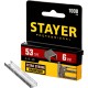 STAYER тип 53 (A/10/JT21), 6 мм, 1000 шт, калибр 23GA, скобы для степлера, Professional (3159-06) STAYER тип 53 (A/10/JT21), 6 мм, 1000 шт, калибр 23GA, скобы для степлера, Professional (3159-06)