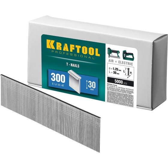 KRAFTOOL тип 18GA (47/300/F) 30 мм, 5000 шт, гвозди для нейлера (31785-30) KRAFTOOL тип 18GA (47/300/F) 30 мм, 5000 шт, гвозди для нейлера (31785-30)