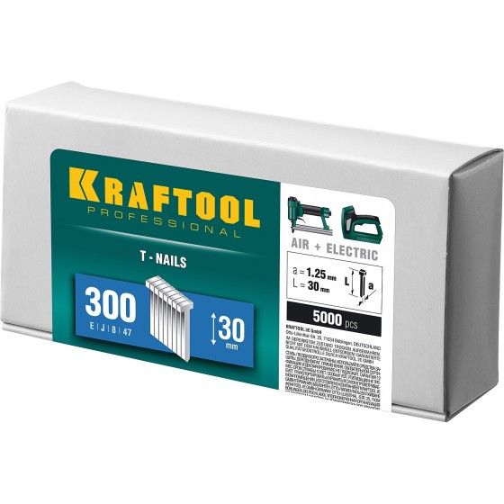 KRAFTOOL тип 18GA (47/300/F) 30 мм, 5000 шт, гвозди для нейлера (31785-30) KRAFTOOL тип 18GA (47/300/F) 30 мм, 5000 шт, гвозди для нейлера (31785-30)
