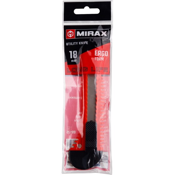 MIRAX 18 мм, нож со сдвижным фиксатором (09125) MIRAX 18 мм, нож со сдвижным фиксатором (09125)
