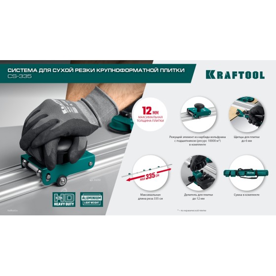 KRAFTOOL CS-335 22х6 мм, на подшипнике, режущий элемент для системы сухой резки крупноформатной плитки (33250-5) KRAFTOOL CS-335 22х6 мм, на подшипнике, режущий элемент для системы сухой резки крупноформатной плитки (33250-5)