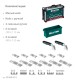 KRAFTOOL 280х115 мм (6шт) - 480х130 мм (6шт), набор нержавеющих гребенок со сменной 2к ручкой, в пластиковом кейсе (33268-H12) KRAFTOOL 280х115 мм (6шт) - 480х130 мм (6шт), набор нержавеющих гребенок со сменной 2к ручкой, в пластиковом кейсе (33268-H12)