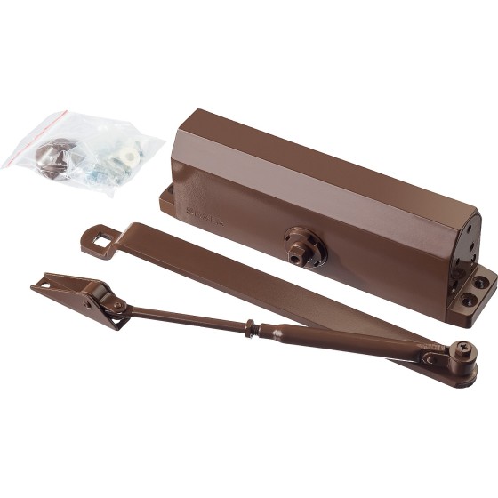 STAYER MAXComfort, до 100 кг, коричневый серебро, дверной доводчик (37917-100) STAYER MAXComfort, до 100 кг, коричневый серебро, дверной доводчик (37917-100)