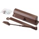 STAYER MAXComfort, до 100 кг, коричневый серебро, дверной доводчик (37917-100) STAYER MAXComfort, до 100 кг, коричневый серебро, дверной доводчик (37917-100)